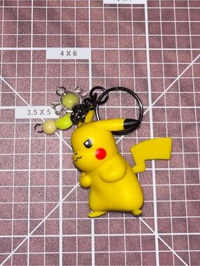 Handmade Pikachu keychain
